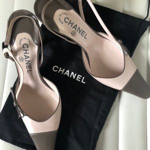 Vintage Chanel Slingback Heels